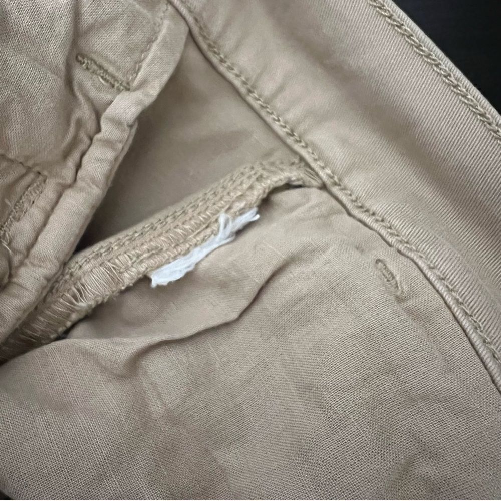 Lucky Brand Pants Mens Size 33x30? Beige Chino Straight Leg Stretch Slash Pocket - Picture 10 of 14